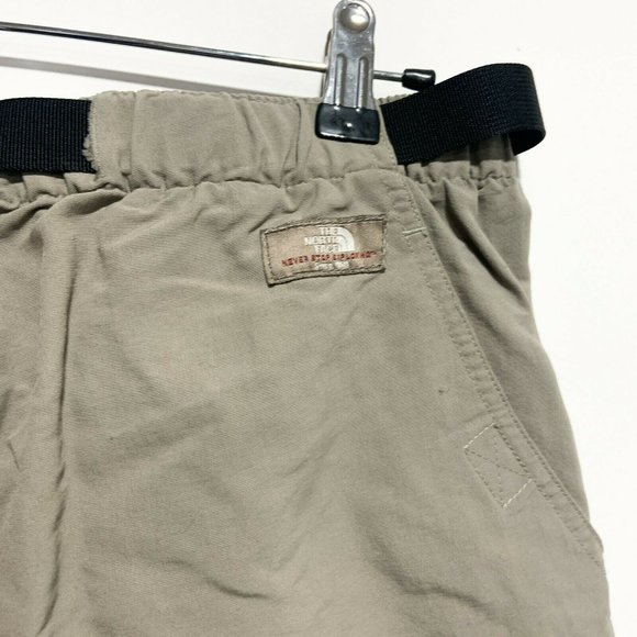 [SOLD]The North Face Men’s Medium Belted Nylon Cargo Shorts Khaki Hiking Outdoor - Picture 5 of 6